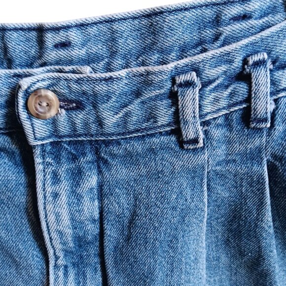 Vtg 90s Levis Women's Jeans Dockers Acid Wash Relaxed Fit High Rise Mom 16 33x30 - Picture 4 of 6